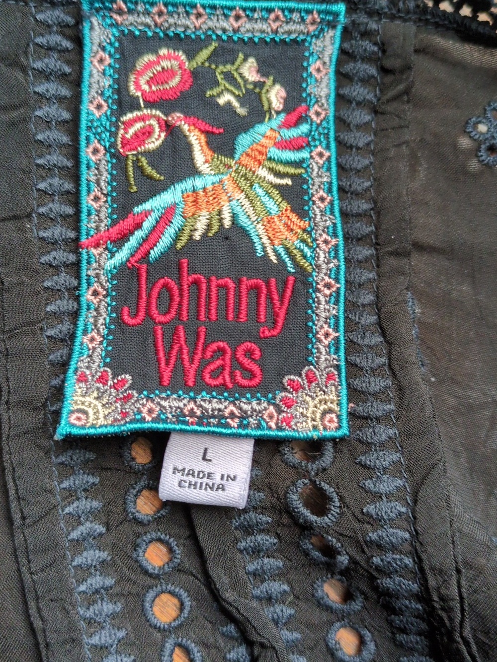 Johnny Was Mercury Dress Size L - Picture 12 of 16